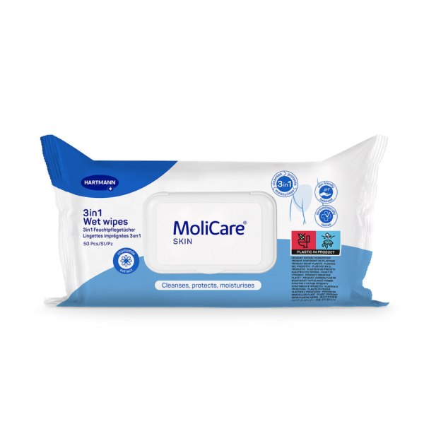 MoliCare Skin® Vlažne maramice za njegu kože 3 u 1